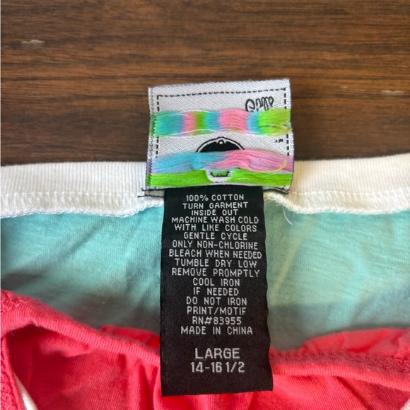 Bobby Jack Blue and Pink Graphic Short Sleeve Tee - Picture 3 of 4